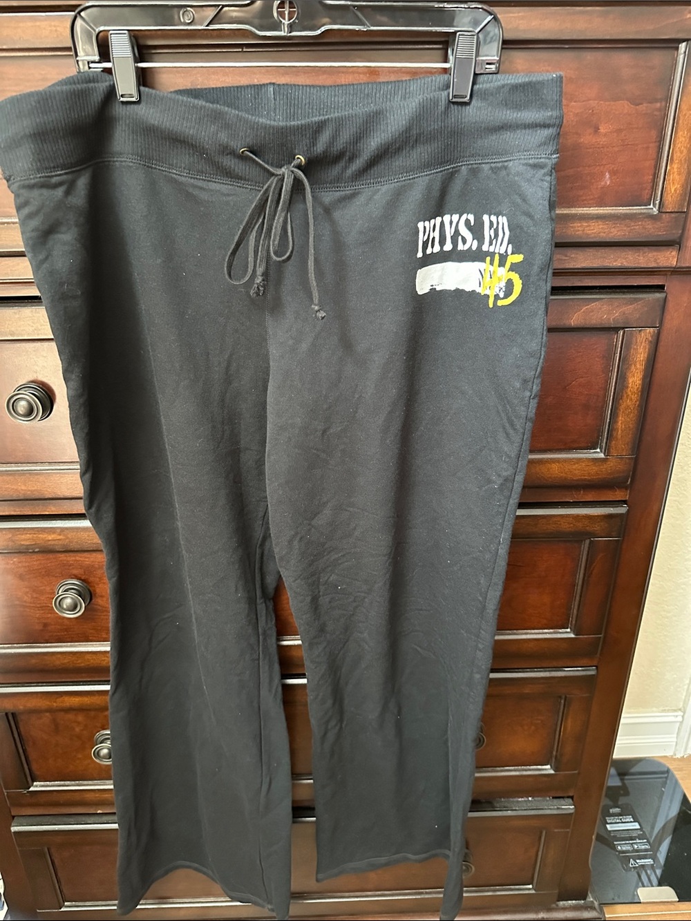 Women’s Black Track Jogger Pants with Drawstring